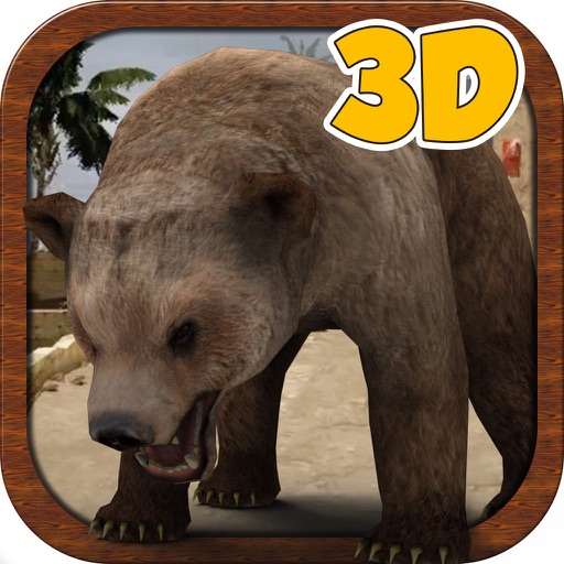 3D Bear Simulator – Crazy wild city hunter simulation game icon