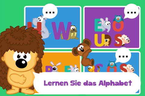 Animals alphabet and letters puzzle cartoon Sound Game for toddlers and preschoolers screenshot 3