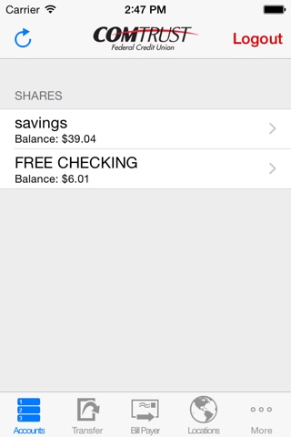 Comtrust FCU Mobile screenshot 2