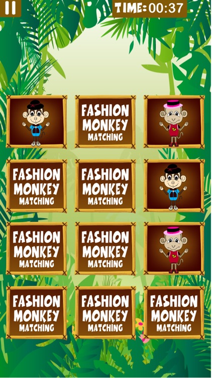 Fashion Monkey Memory Match