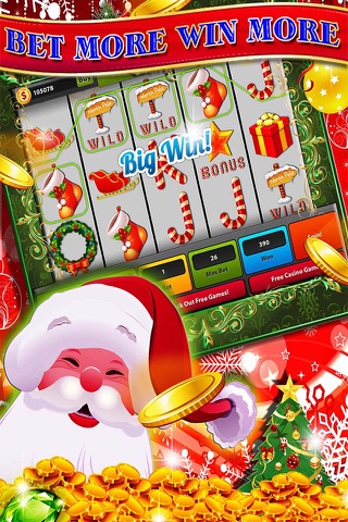 Christmas Party Slots : Play and enjoy, you dreams do come true with Santa Claus screenshot 2