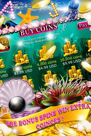 Black Pearl slots - 777 Las Vegas Style Slot Machine screenshot 3