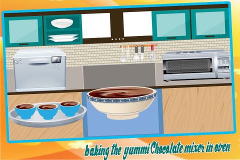 Molten Lava Cake Maker – Make a creamy dessert in this bakery cooking game for little kids screenshot 4