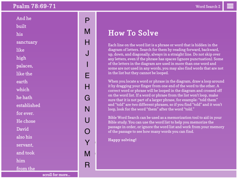 Penny Dell Bible Word Search screenshot 3