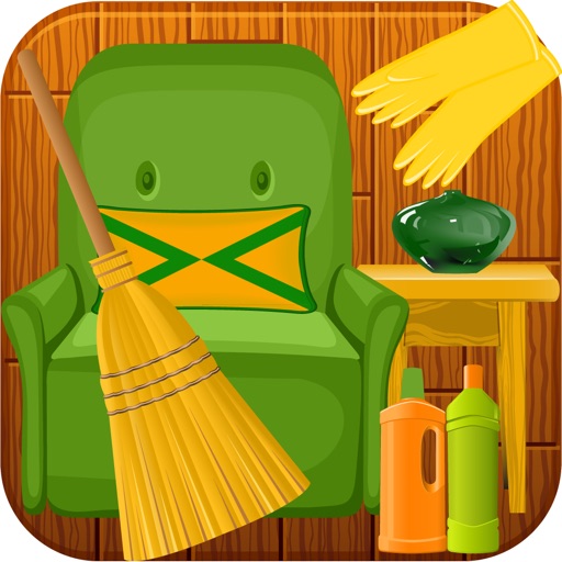 Livingrooms Cleaning Game iOS App