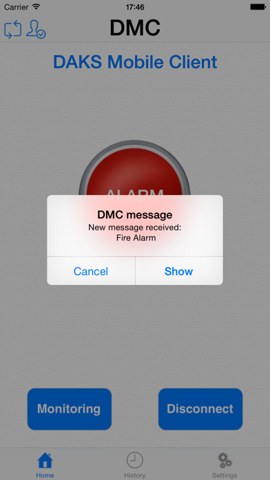 How to cancel & delete DMC - DAKS Mobile Client from iphone & ipad 2