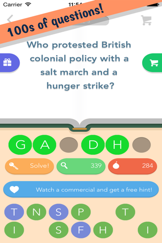 History Quiz - A Trivia Game About Famous People, Places and Events screenshot 3