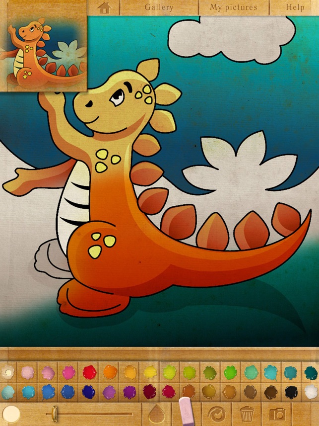 Coloring book. Dino baby. Lite(圖2)-速報App