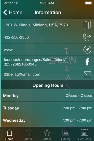 Salon Tolani screenshot 3