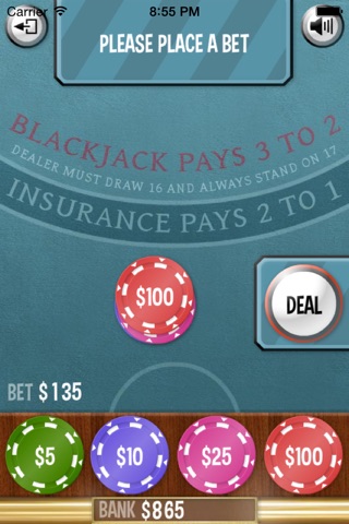 A BlackJack screenshot 2