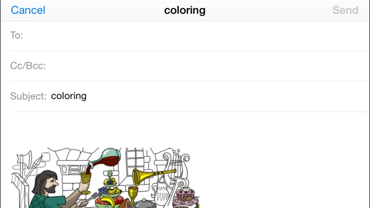 Beauty and the Beast. Coloring book for children screenshot-3
