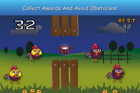Hopping Chicken - Flying Escape of Angry Chicken with Tiny Floppy Air Wings screenshot 2