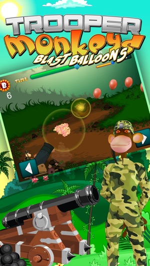 Crazy Trooper Monkeys Blast Balloons(圖2)-速報App