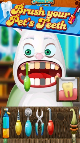 'A Tooth filhote de cachorro do bebê Pet Vet- Farm Animal Jogo Dentistaのおすすめ画像2