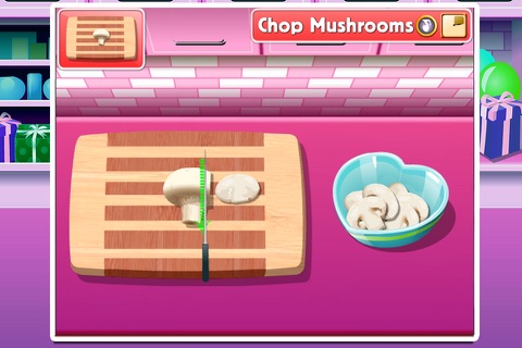 Cooking game-valentine pizza screenshot 4