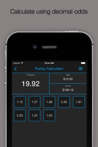 Parlay Calculator Free screenshot 3