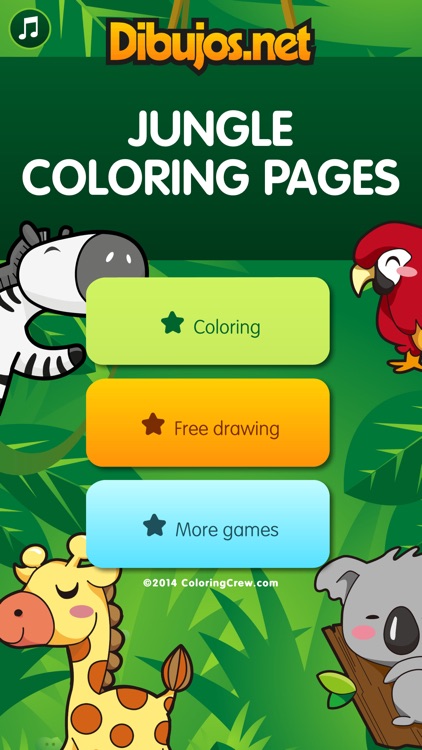 Jungle Coloring Pages screenshot-3