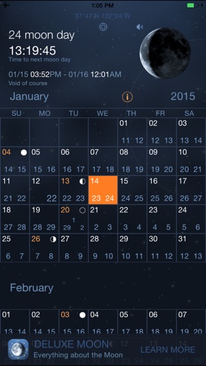 Moon Days - Lunar Calendar and Void of Course Times(圖1)-速報App