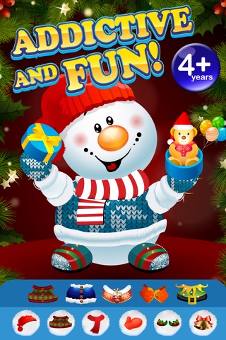 Design and Build My Frozen Snowman Christmas Creation Game - Advert Free App screenshot 2