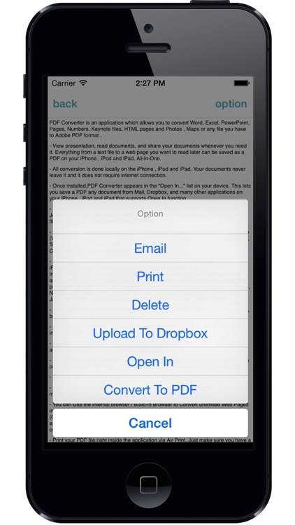 PDF Converter - Convert Document To PDF anytime any where screenshot-3