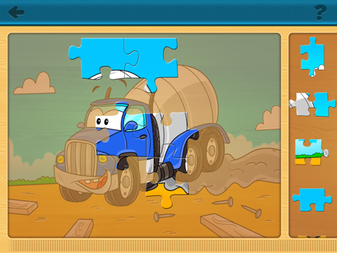 Jigsaw Puzzles (Trucks) - Kids Puzzle Truck Learning Games for Preschoolers screenshot 2