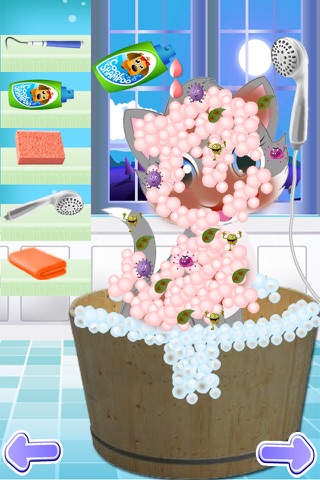 Fluffy Kitty Cat Pet Dress up Salon screenshot 3