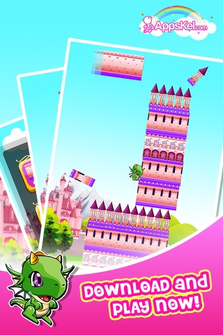 Princess Model Girls Tower Fantasy - Build Tiny Castles For Your Sleeping Prince HD Free screenshot 4