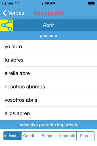 spanish verbs Free ! screenshot 3