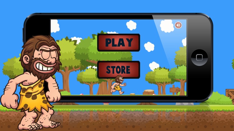 Caveman - Run , Crouch , Jump , Swing by John Oirdo