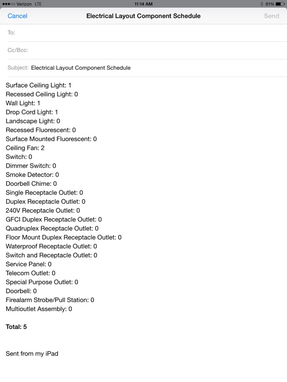 Electrical Layout Capture Assistant - iPad Edition