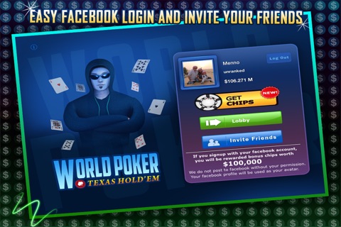 World Poker - Live Texas Holdem Poker Game screenshot 2
