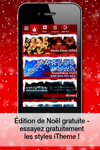 iTheme - Xmas Edition - Themes for iPhone and iPod Touch screenshot 2