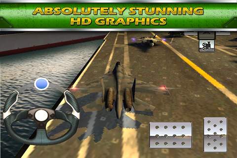 Air-Craft Carrier Fly and Park Planes On a War Boat Game screenshot 2