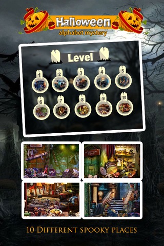 Halloween Alphabet Mystery Pro - ABCD Learning with Hidden Objects screenshot 2