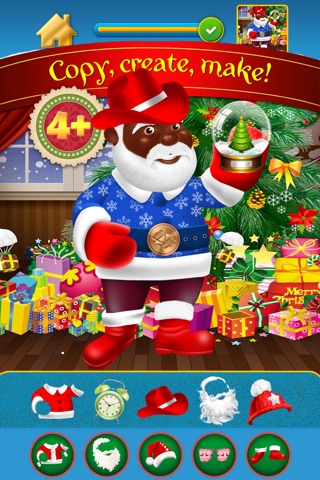 My Festive Secret Santa Christmas Dressing Up Copy Maker Free Game screenshot 4