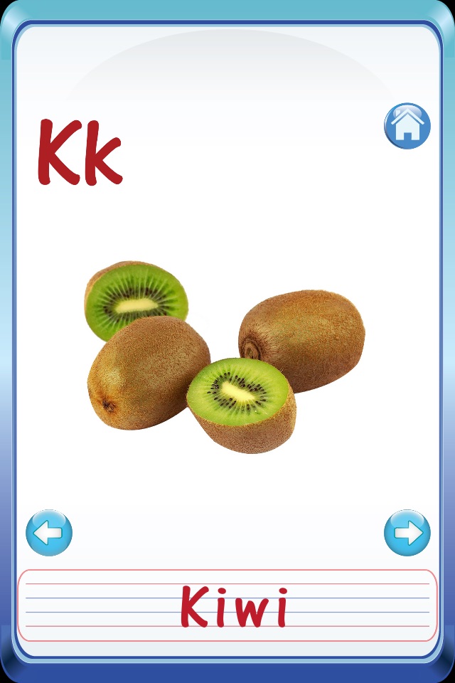 Preschool Kindergarten Kids English ABC Alphabets & Number Flash Cards screenshot 2