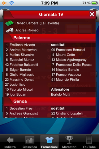 Serie A Calcio screenshot 3