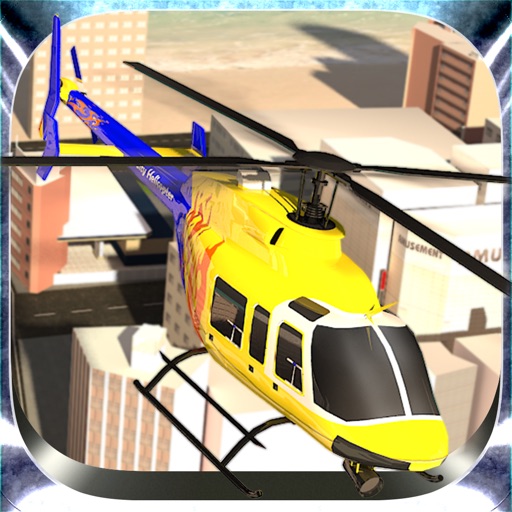 City Helicopter Flying Simulator – Fly Air Copter Over the Urban Land