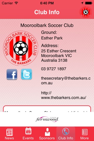 Mooroolbark Soccer Club screenshot 2