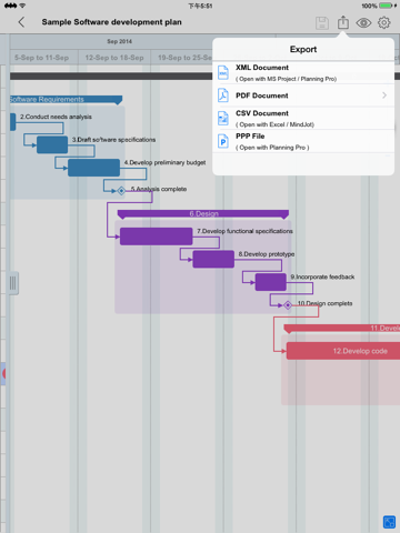 Project Manager - Plan, Task, Schedule Management & Gantt chart editor for MS Project XML files screenshot 2