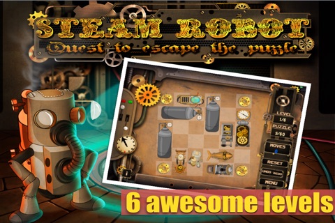 Steampunk Robot - Quest to escape the puzzle screenshot 3