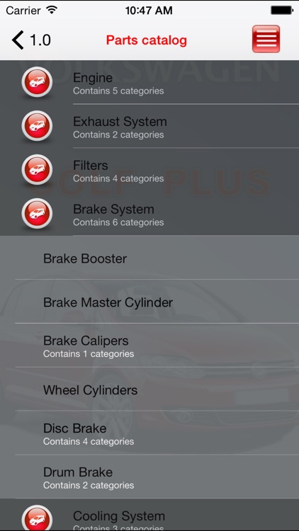 AutoParts VW Golf Plus