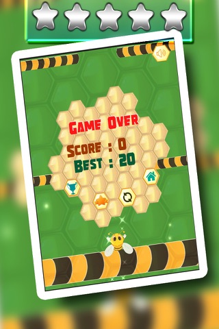 Jumpy Bee : An Amazing High Climb Game screenshot 3