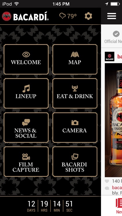 The Official Bacardi Triangle Event App