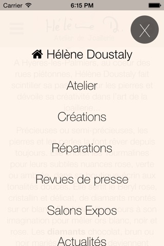 Hélène Doustaly Bijouterie à Hyères screenshot 3