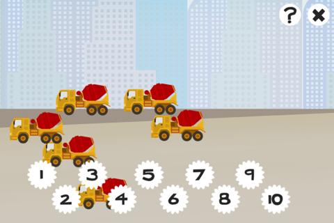 A Builder Counting Game for Children: Learning to count at the construction site screenshot 4