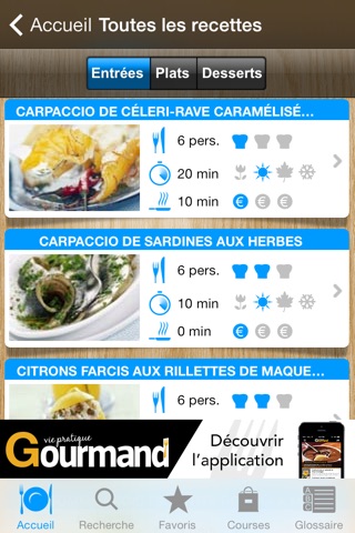 iGourmand 101 recettes minceur screenshot 4