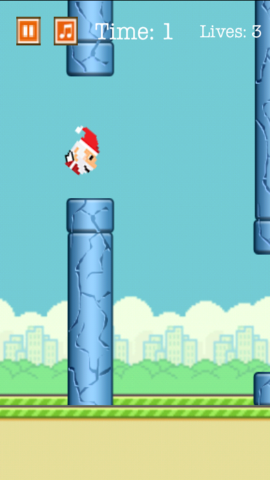 Aaaaaah! Flappy Santa screenshot 5