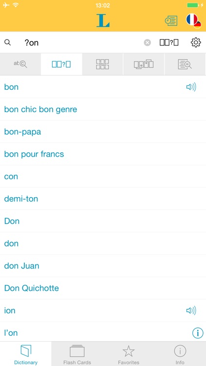 French <-> German Talking Dictionary Professional screenshot-3