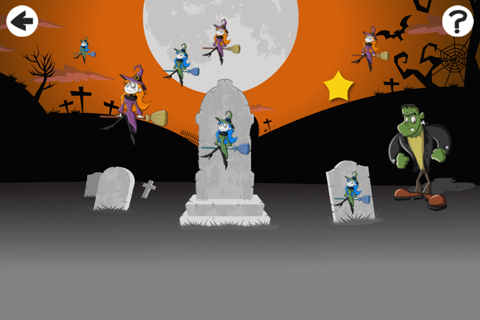 A Halloween Learning Game for Children with Cute Monsters and Ghosts screenshot 4